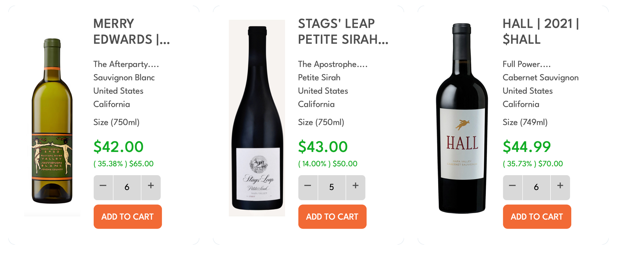 Shop with the live ticker